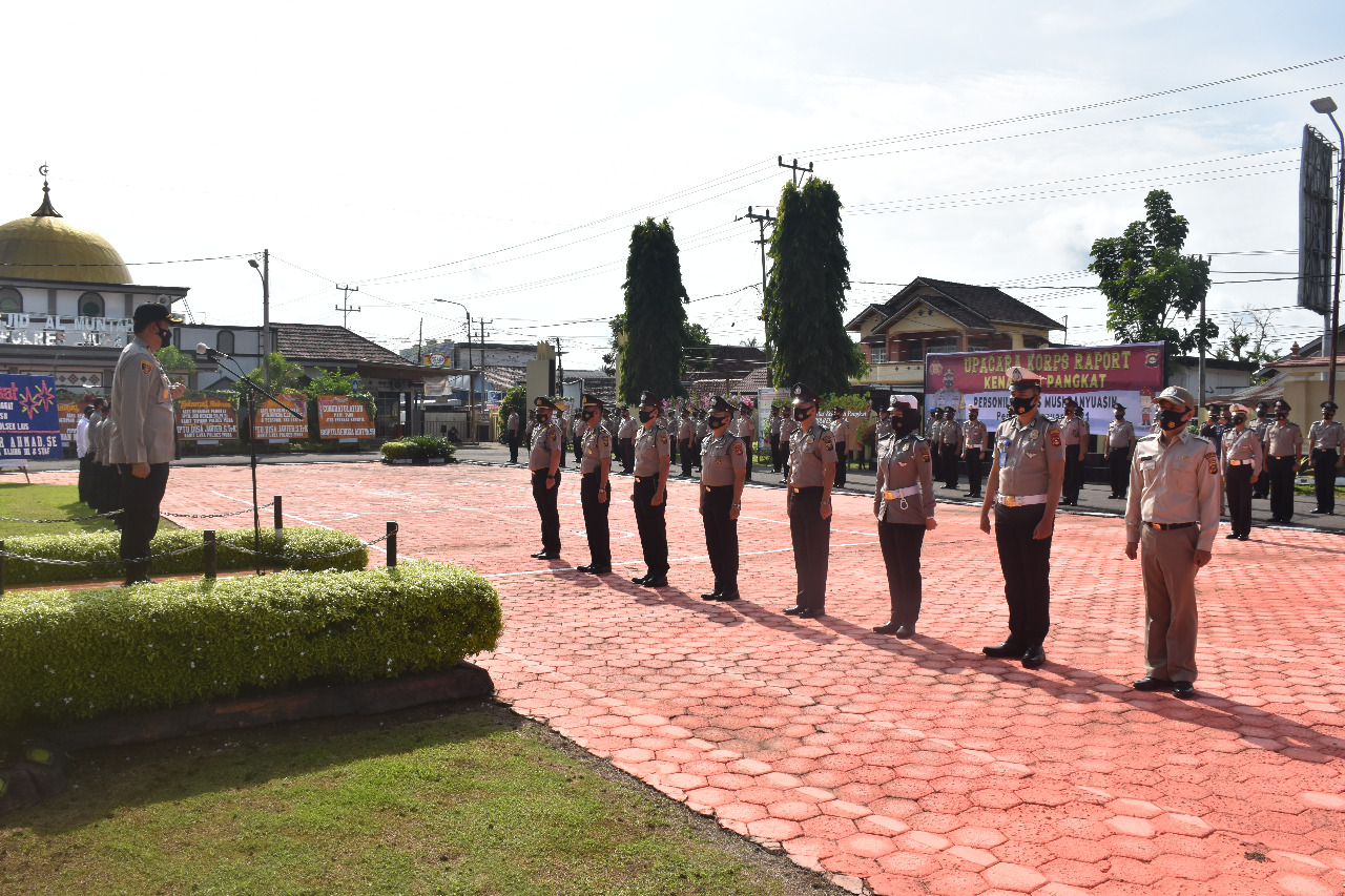 96 PERSONIL POLRES MUBA NAIK PANGKAT
