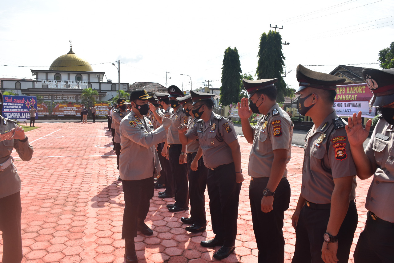 96 PERSONIL POLRES MUBA NAIK PANGKAT