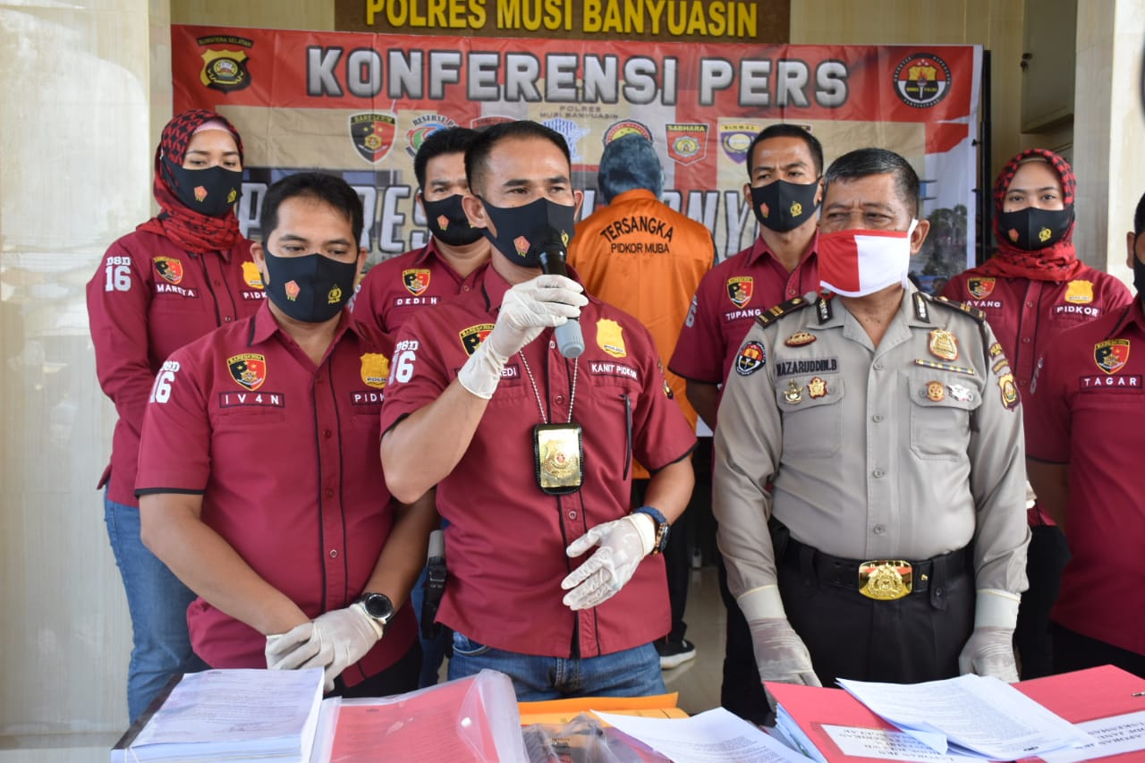 POLRES MUBA RELEASE UNGKAP TINDAK PIDANA KORUPSI ALKES