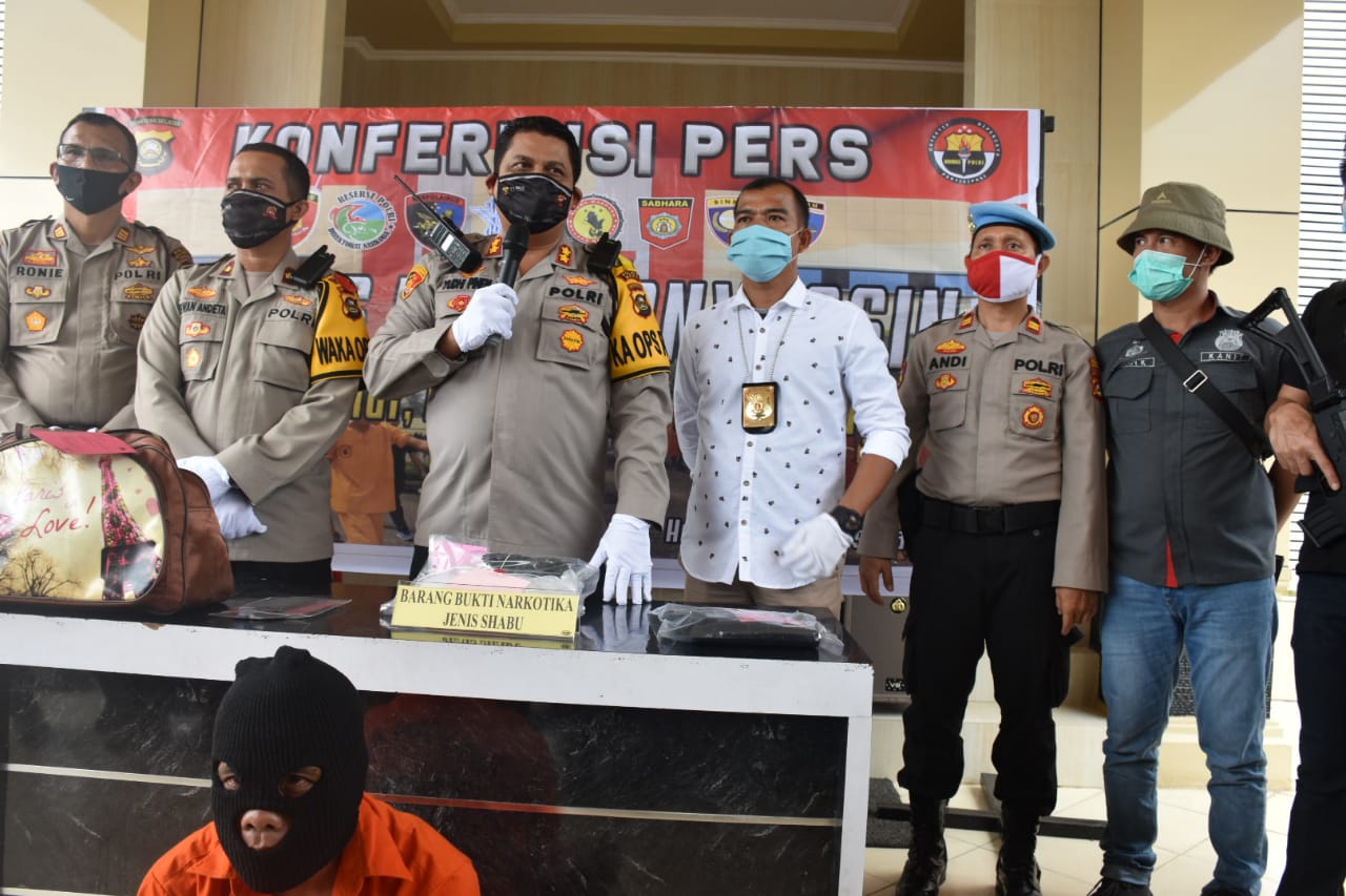 POLRES MUBA UNGKAP SABU SEBANYAK 1 KILO