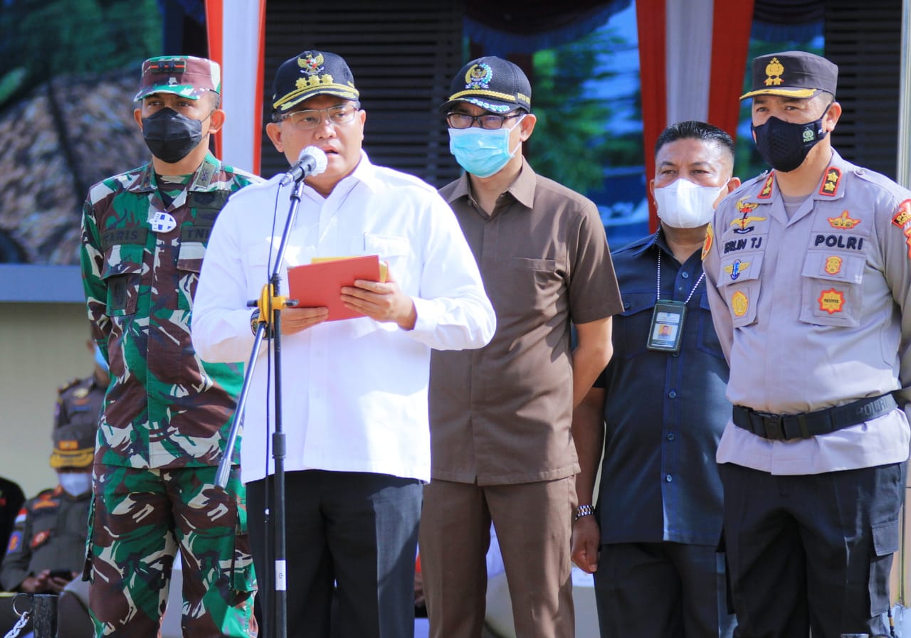 POLRES MUBA MELAKSANAKAN GELAR PASUKAN OPERASI KETUPAT MUSI - 2021 