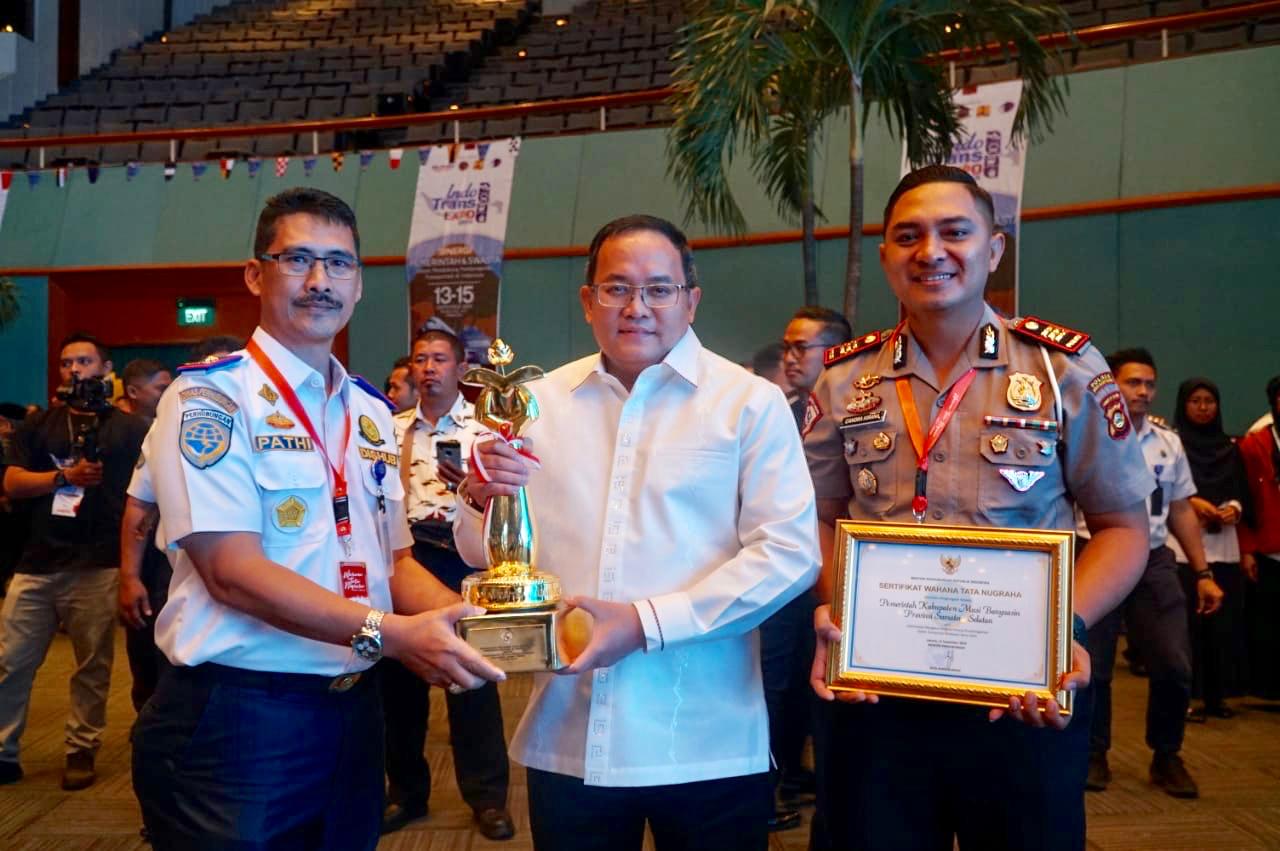 Penataan Transportasi Publik Muba Diganjar Kemenhub Piala WTN