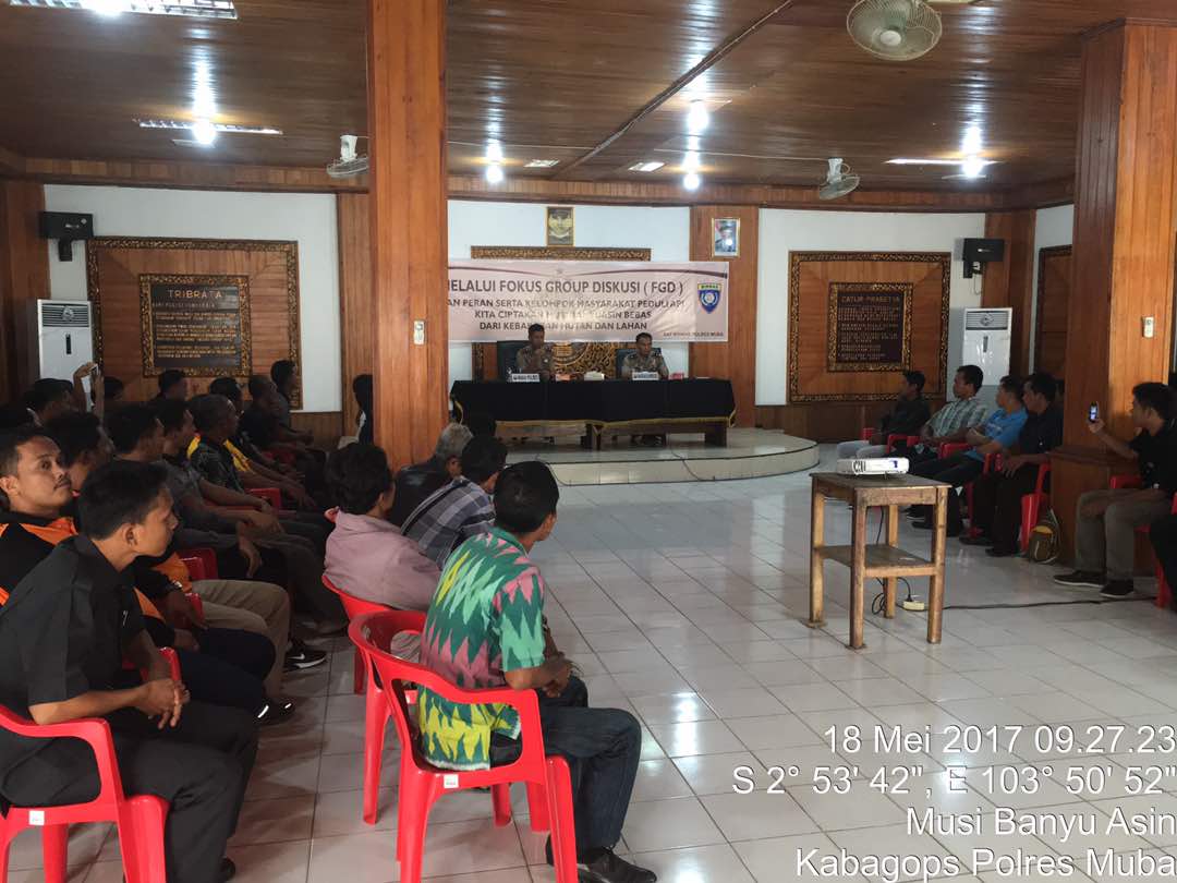 POLRES MUBA LAKSANAKAN GIAT FGD