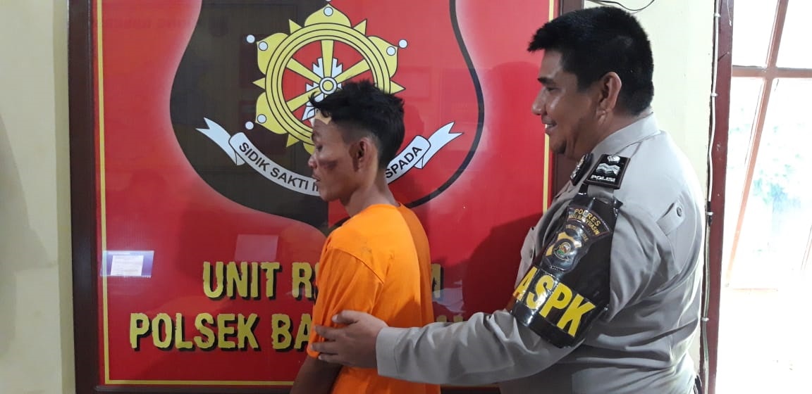 POLSEK BABAT TOMAN TANGKAP PELAKU CURNAMOR YANG BERAKSI DI KEL BABAT