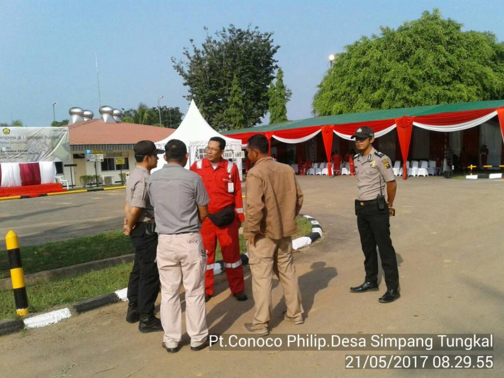 POLRES MUBA AMANKAN KUNJUNGAN MENTRI ESDM