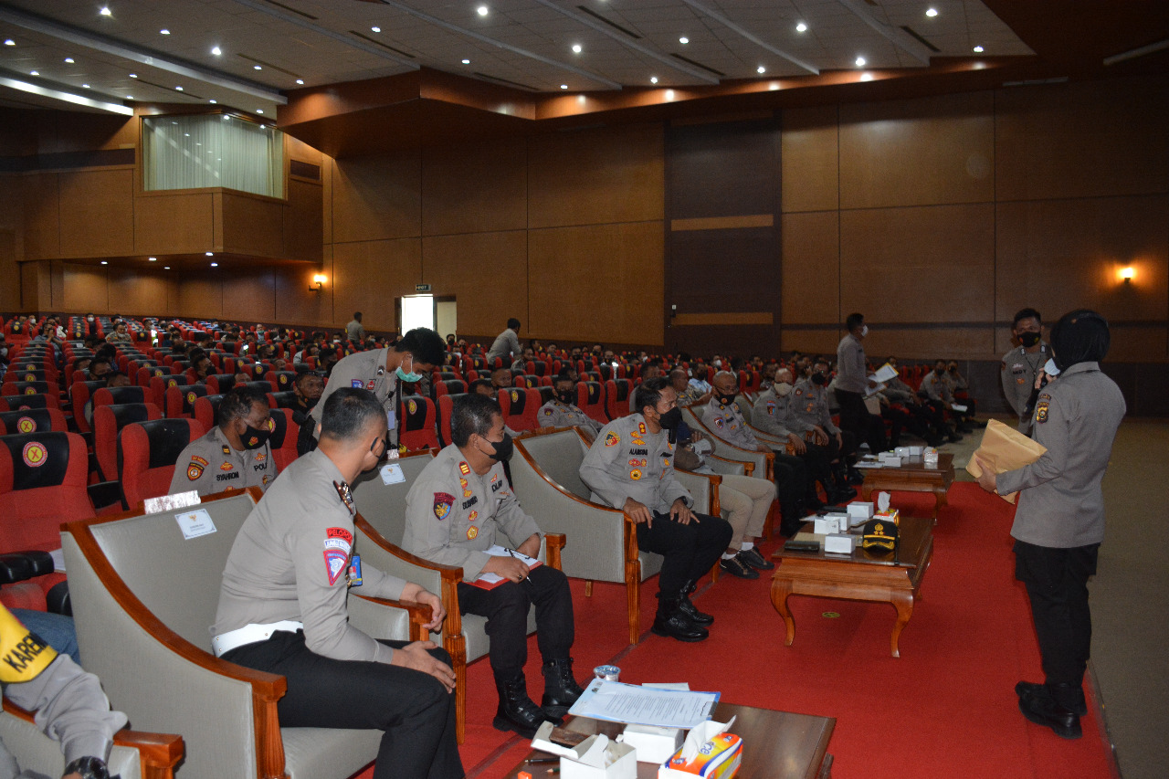 SELURUH PERSONIL POLRES MUBA MELAKSANAKAN TEST PSIKOLOGI