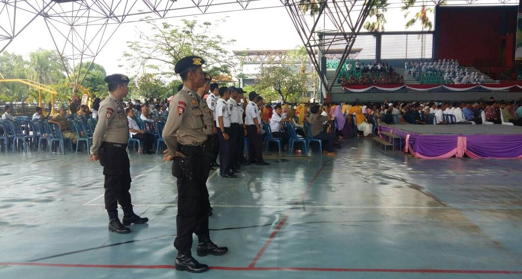 POLRES MUBA AMANKAN SERTIJAB BUPATI MUBA