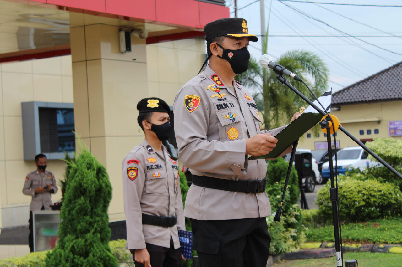 SERAH TERIMA JABATAN KASAT BINMAS POLRES MUBA