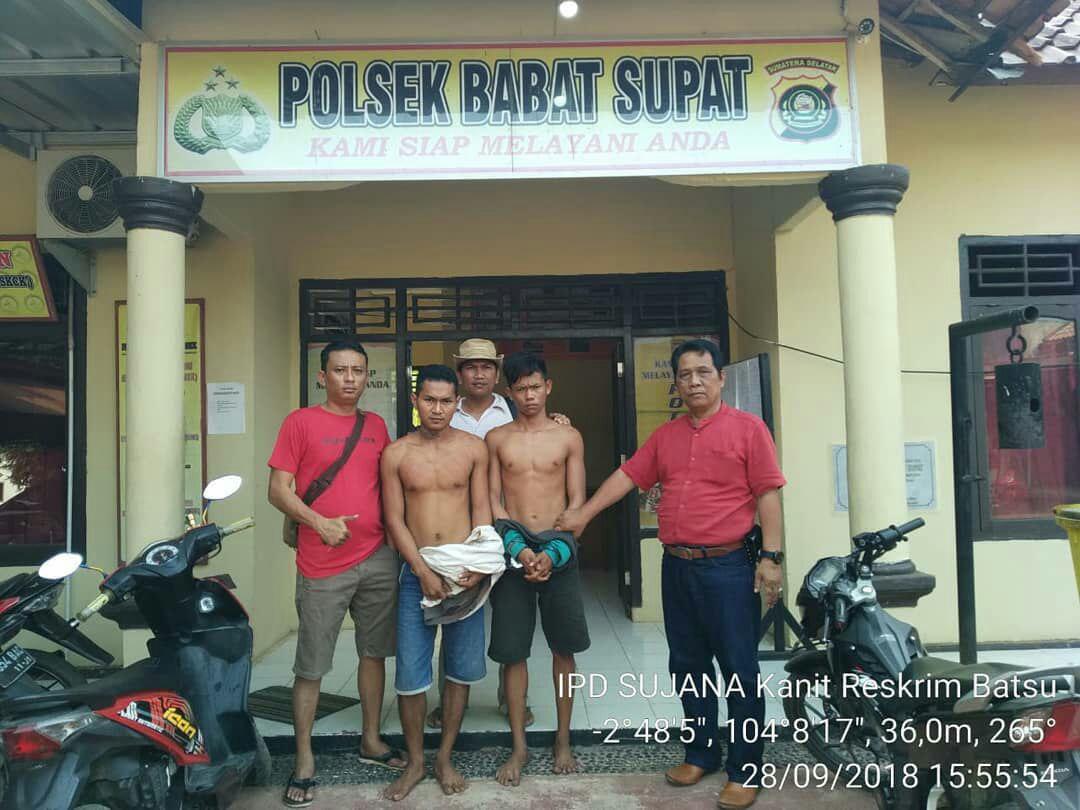 POLSEK BABAT SUPAT TANGKAP PELAKU CURAT KORBAN  SUGIMAN