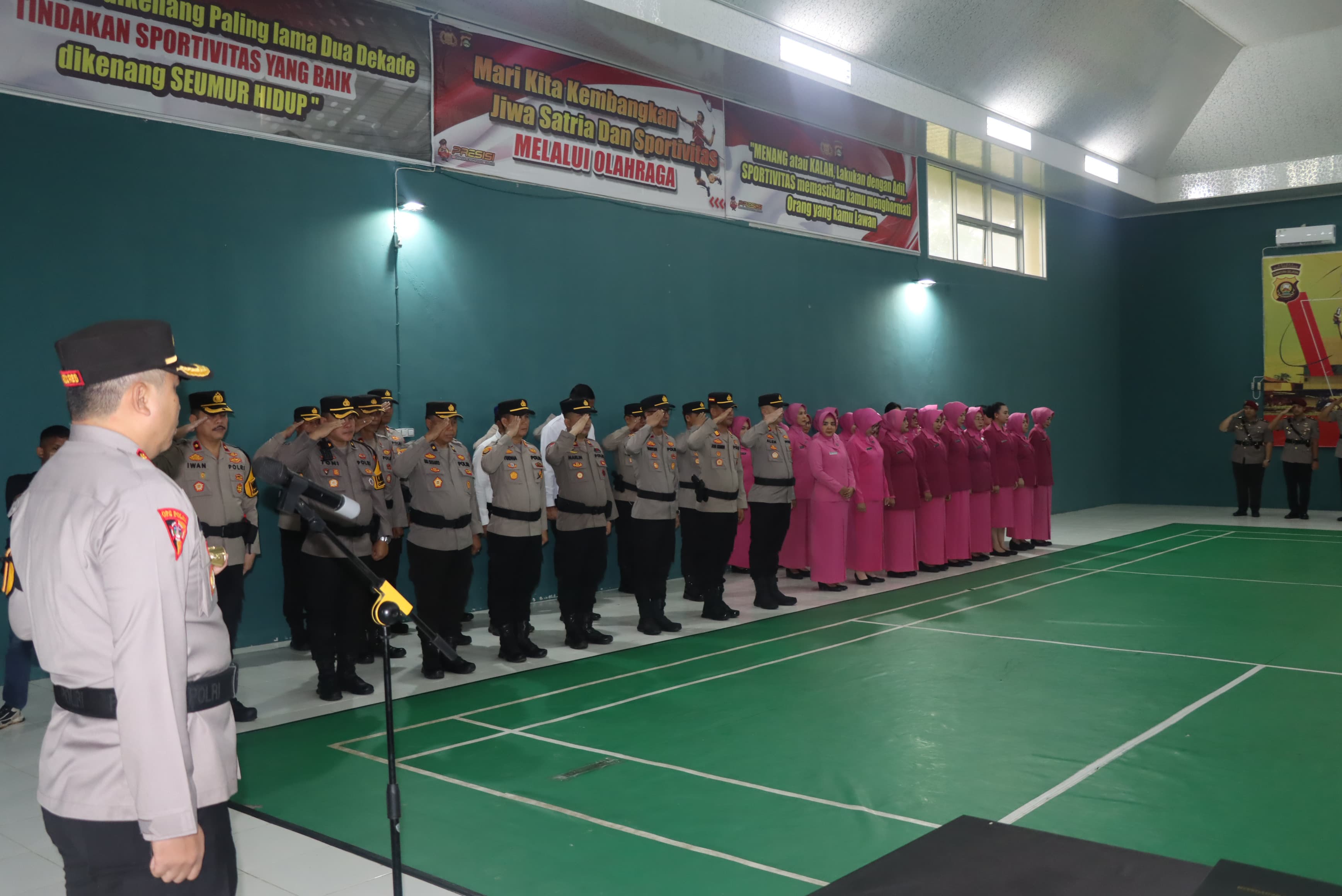 Kapolres Muba Pimpin Sertijab Kasat Dan Kapolsek